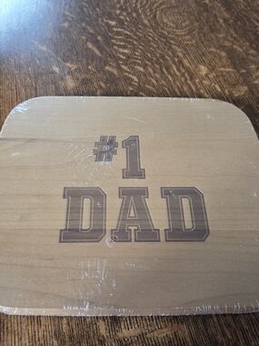 Happy Father's Day New #1 Dad Woodcrafts Cutting Board by Longaberger